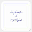 Search for periwinkle wedding stickers Thank you