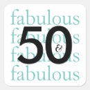 Search for milestone birthday stickers Fifty
