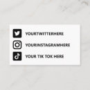 Search for content business cards Facebook