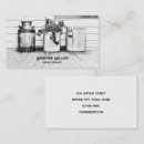 Search for antique business cards Rustic
