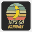 Search for funny banana stickers Yellow