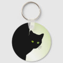 Search for black cat key rings Feline