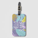 Search for tropical luggage tags Pink