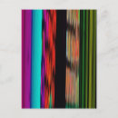 Search for purple stripes postcards Black