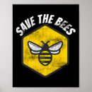 Search for save the bees posters Green