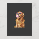 Search for golden retriever lover postcards Funny