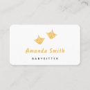 Search for duck business cards Babysitter