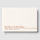 Search for rose gold wedding guest books Modern