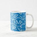 Search for beach shells mugs Initials