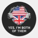 Search for british american stickers Usa
