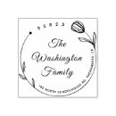 Search for round rubber stamps Flower