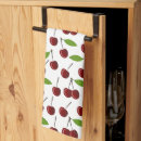 Search for cherry red tea towels Fruit pattern