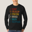 Search for eat sleep run repeat tshirts Triathlon