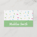 Search for sprinkles business cards Cake decorator