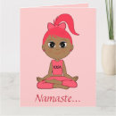 Search for yoga thank you cards Namaste