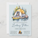 Search for camping bridal shower invitations Watercolor