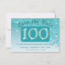Search for 100th birthday save the dates For her