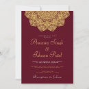 Search for modern indian wedding invitations Golden