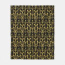 Search for art deco blankets Black