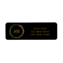 Search for black circle return address labels Chic
