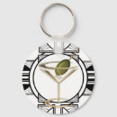 Search for art deco key rings Black and white