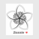 Search for white plumeria stickers Hawaiian