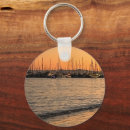 Search for light on water key rings Sunset