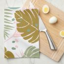 Search for palm leaf tea towels Monstera
