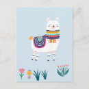 Search for cartoon llama postcards Cute