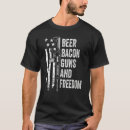 Search for bacon gun tshirts Flag