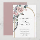 Search for dusty pink and gold wedding invitations Floral