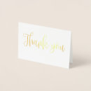 Search for gold foil thank you cards Silver