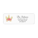 Search for unicorn return address labels Floral