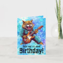 Search for funny musician cards Cat
