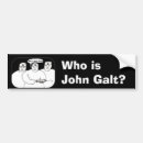 Search for john galt bumper stickers Ayn rand