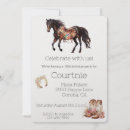 Search for pink cowgirl birthday invitations Floral