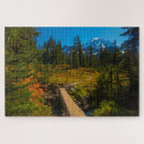 Search for hiking trails puzzles Autumn