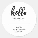 Search for hello typography stickers Black and white