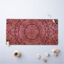 Search for pattern in bright trendy mousepads Hot pink