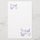 Search for butterflies stationery paper Silhouette