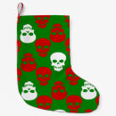 Search for goth christmas stockings Skull