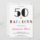 Search for art deco 50th birthday invitations Celebration