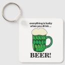 Search for irish beer key rings Green