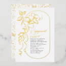 Search for flower engagement party invitations Elegant