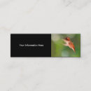 Search for hummingbird business cards Outdoors