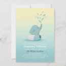 Search for elephant baby sprinkle invitations Blue