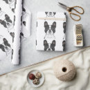 Search for frenchie wrapping paper Illustration