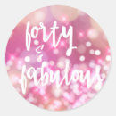 Search for forty birthday stickers Sparkle