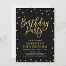 Search for black and gold 50th birthday invitations Adult birthday party