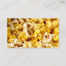 Search for popcorn business cards Food